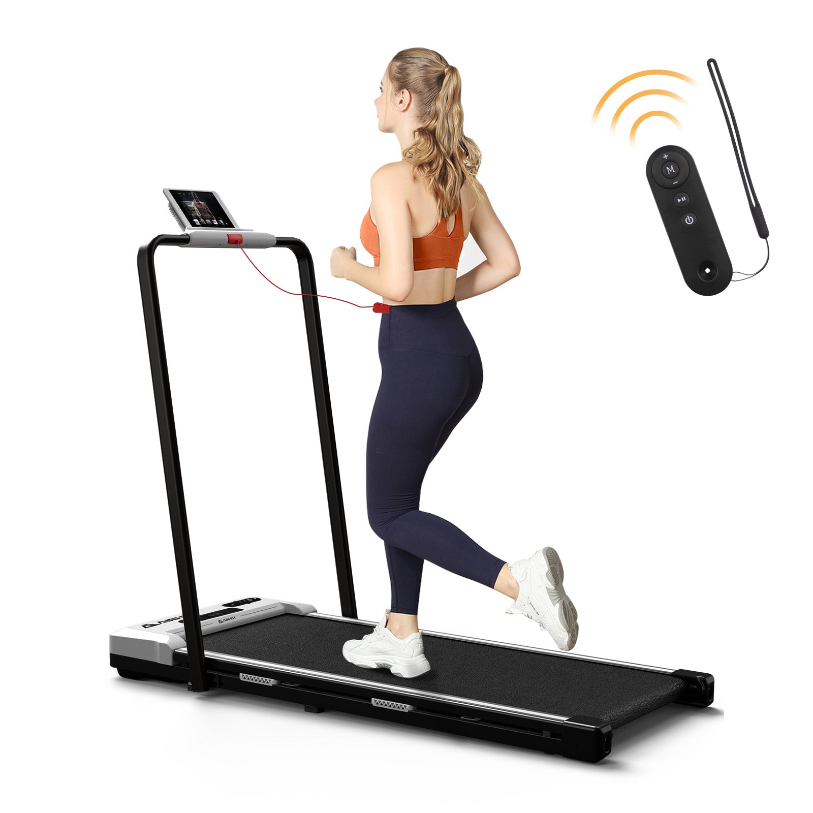AIRHOT TM401 Under Desk Treadmill, Walking Pad in Folding Treadmil