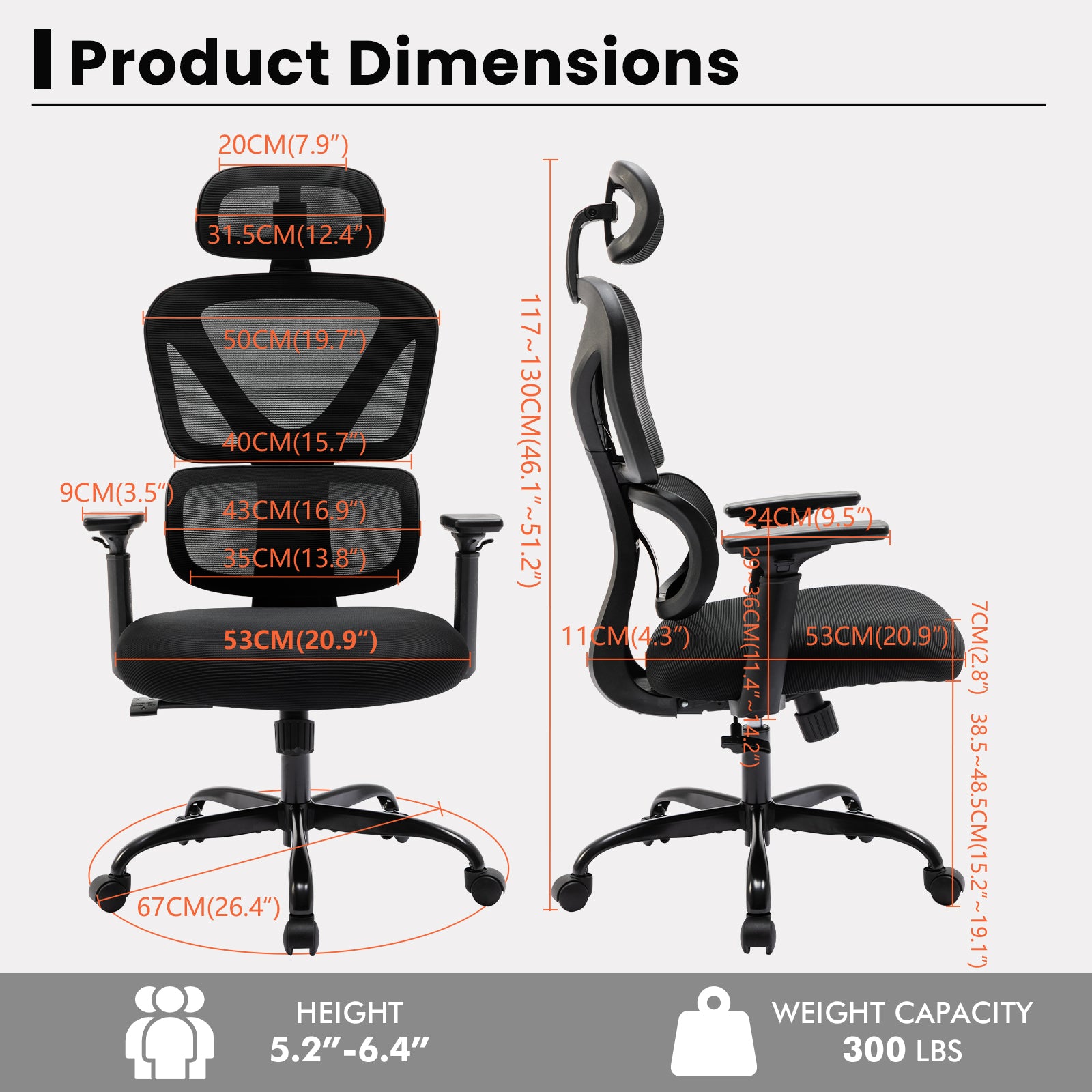 9070 Ergonomic Office Chair