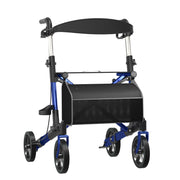 Lightweight 4-Wheel Rollator Walker With Seat