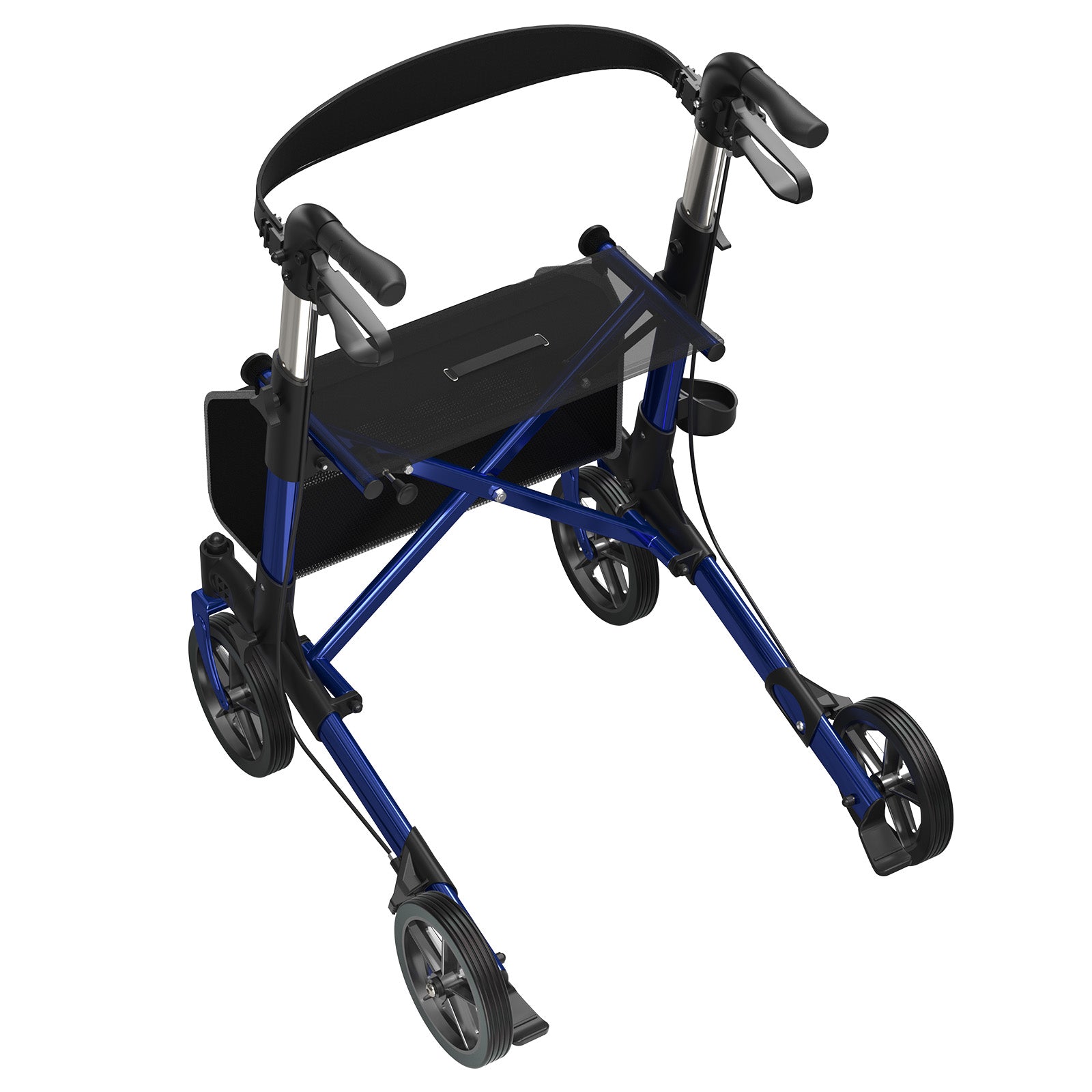 Lightweight 4-Wheel Rollator Walker With Seat