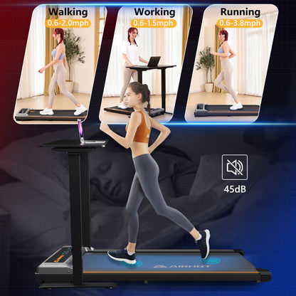 AIRHOT P2-C Walking Pad Treadmill with Remote Control and LED Display