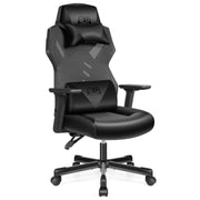 Chaise de jeu respirante de style course, dossier réglable, chaise PC pivotante ergonomique avec support lombaire 
