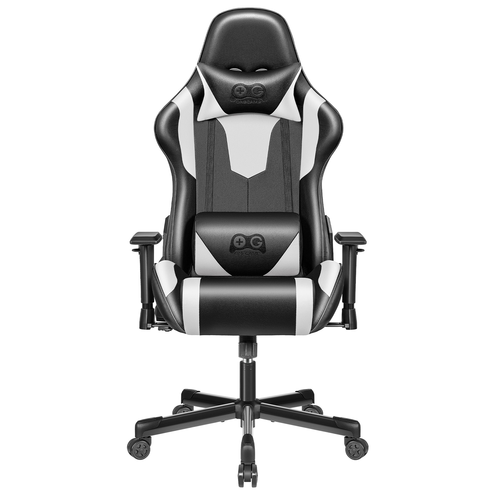 Ergonomic Gaming Chair, Racing Style PU Leather, Adjustable Backrest, Swivel Gamer Chair with Lumbar Support