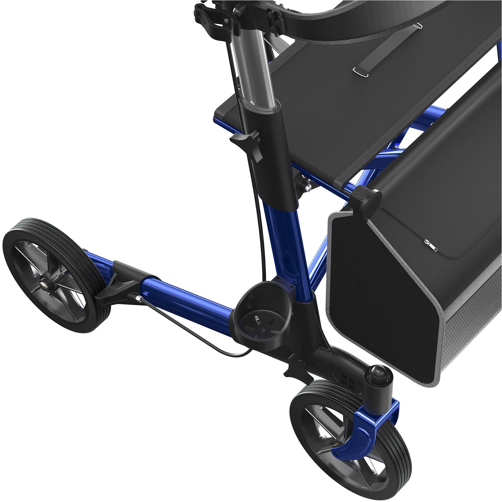 Lightweight 4-Wheel Rollator Walker With Seat