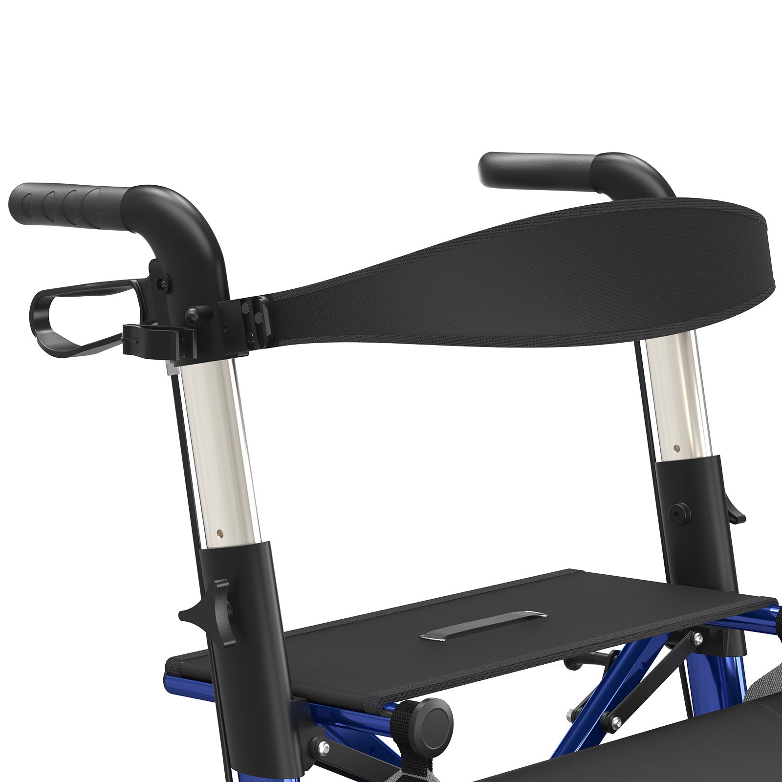 Lightweight 4-Wheel Rollator Walker With Seat