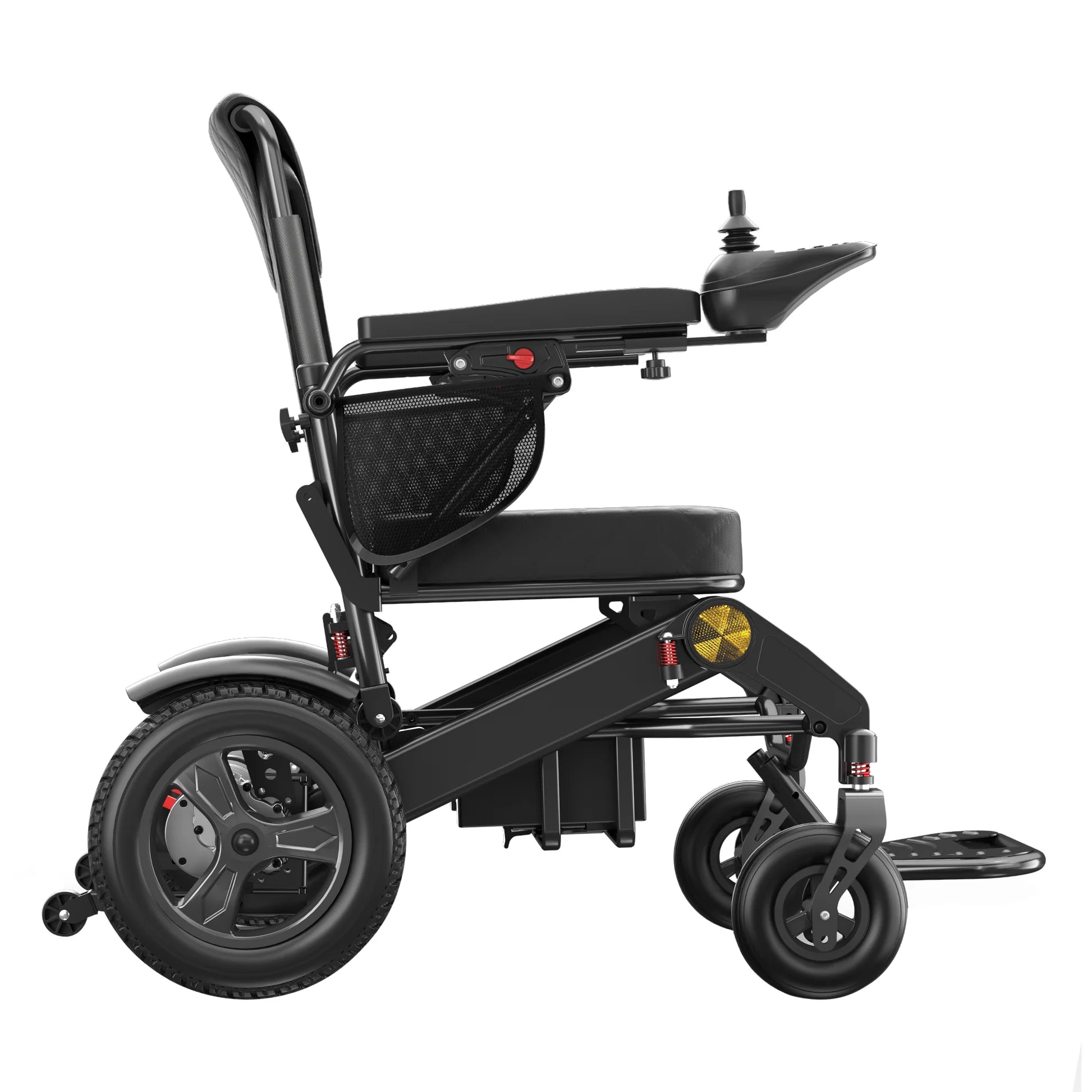 500W Motor Folding Power Electric Wheelchair for Adults, 350LBS Weight Capacity, Heavy-Duty Wheelchair, 20 Miles Range, EABS Brake System, Multiple Safety Features, Ideal for Seniors