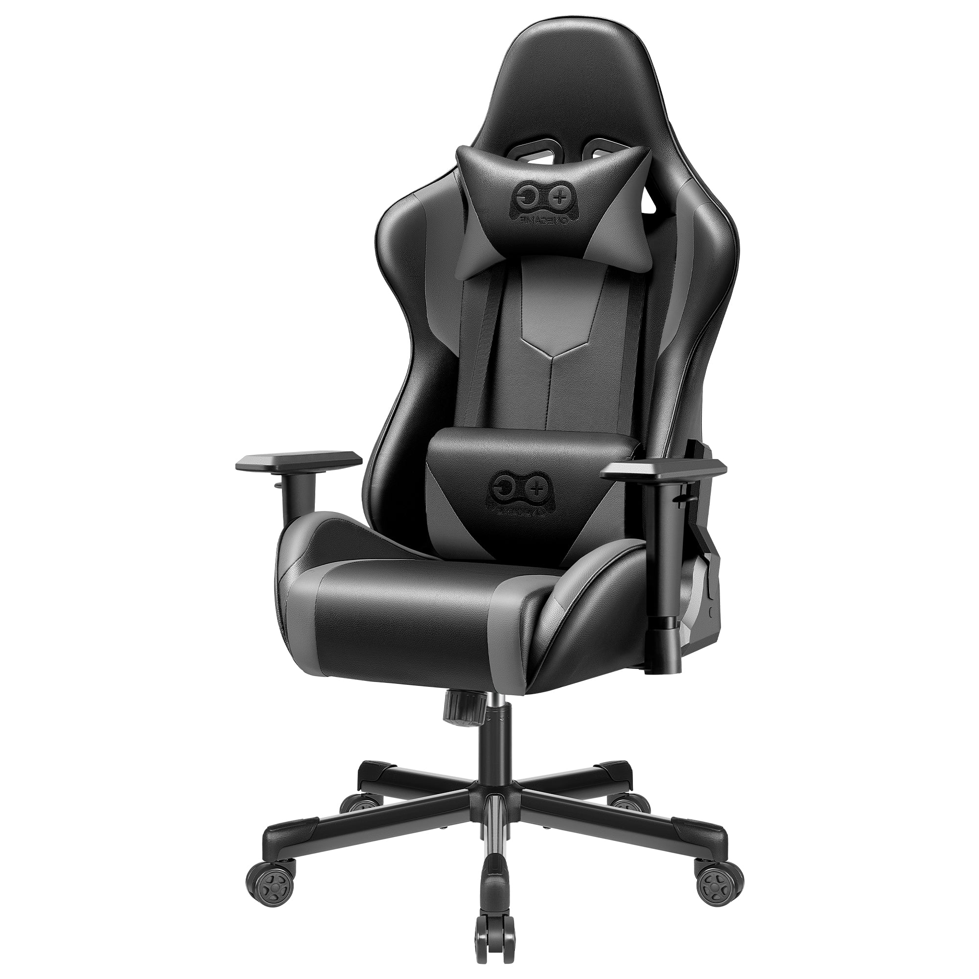 Ergonomic Gaming Chair, Racing Style PU Leather, Adjustable Backrest, Swivel Gamer Chair with Lumbar Support