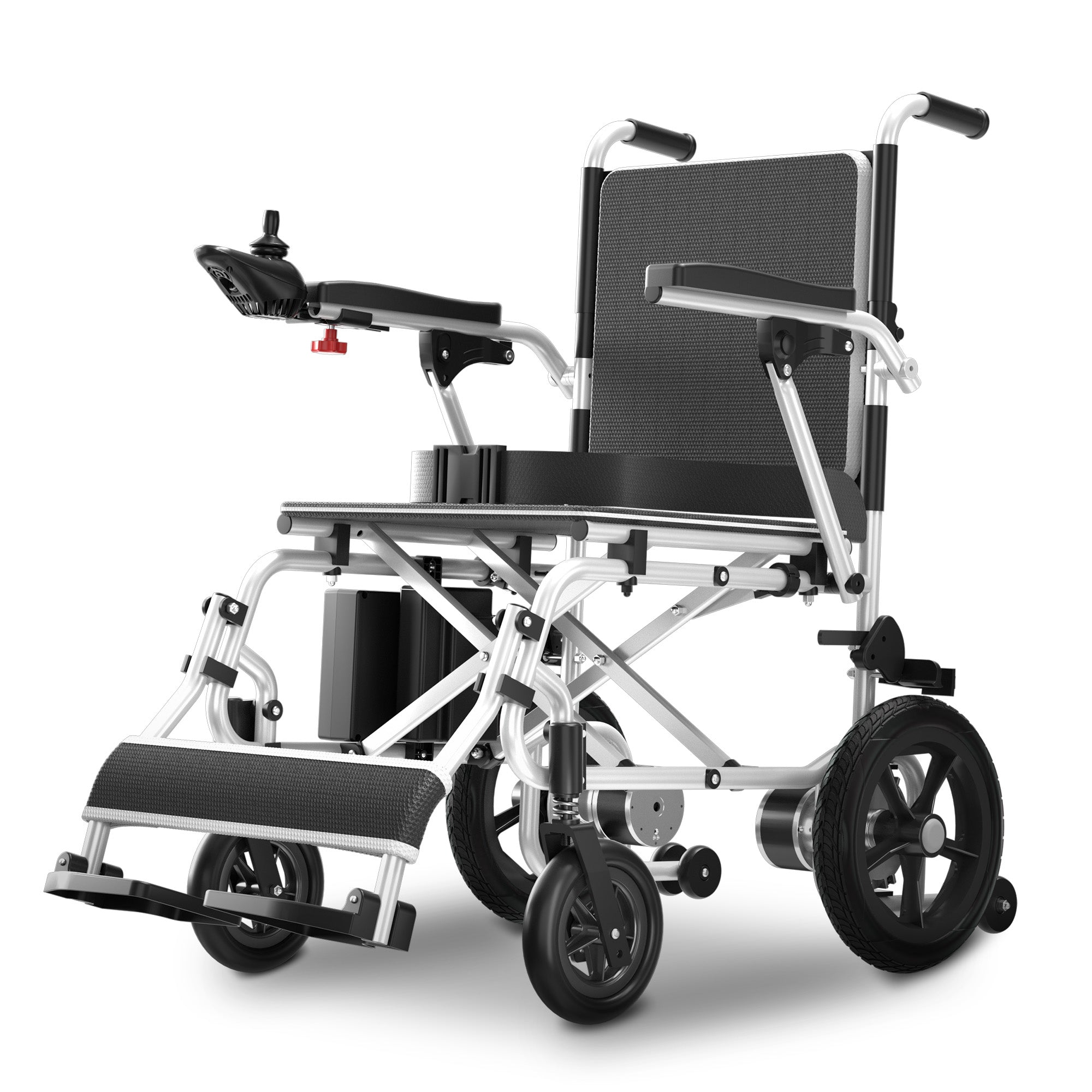 37 Lbs Foldable "World's Lightest" Electric Wheelchairs, 20 Miles Long-Lasting Endurance with Airline Approval