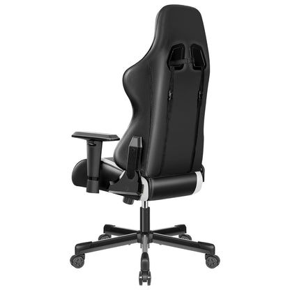 Ergonomic Gaming Chair, Racing Style PU Leather, Adjustable Backrest, Swivel Gamer Chair with Lumbar Support