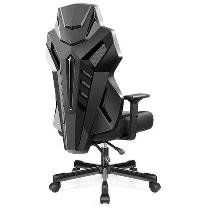 Breathable Racing Style Gaming Chair, Adjustable Backrest, Ergonomic Swivel PC Chair with Lumbar Support