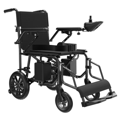 Foldable Power Wheelchair for Home and Travel,15 Miles Long Travel Range, All Terrain Motorized Wheelchair for Seniors Portable